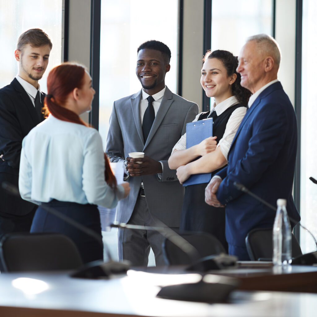 Six diverse colleagues